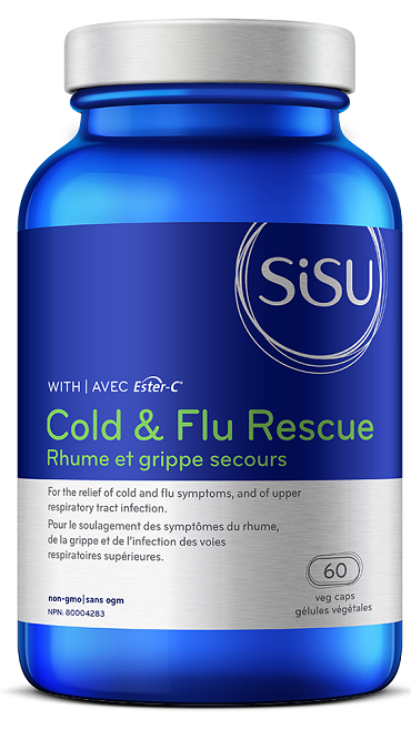 SISU COLD & FLU RESCUE WITH ESTER-C 60vcaps