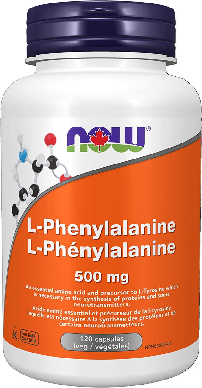 NOW L-PHENYLALANINE 120caps