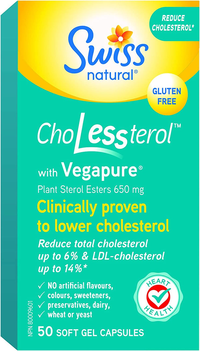 SWISS CHOLESSTEROL VEGAPURE 50cap