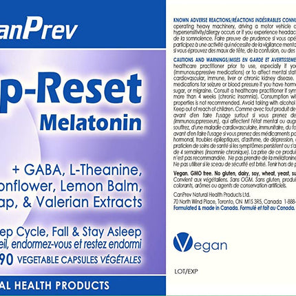 CANPREV SLEEP-RESET MELATONIN 90caps