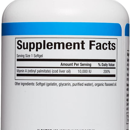 NATURAL FACTORS VITAMIN A 180sg