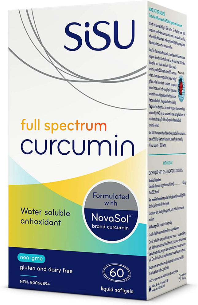 Sisu Full Spectrum Curcumin with NovaSol 60sg
