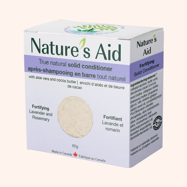Nature's Aid True Natural Solid Conditioner Bars Fortifying Lavender and Rosemary 60g