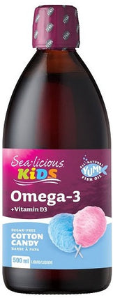 Sea-licious Kids Omega 3 Cotton Candy 500ml