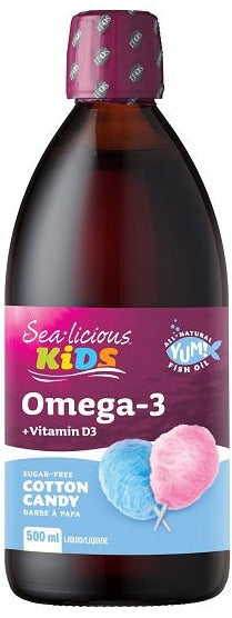 Sea-licious Kids Omega 3 Cotton Candy 500ml