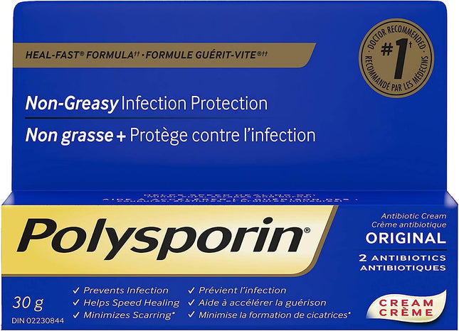 POLYSPORIN ORIGINAL ANTIBIOTIC CREAM 30g