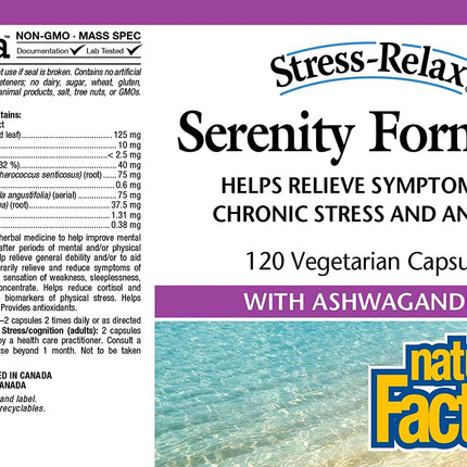 NATURAL FACTORS SERENITY FORMULA 60vcaps