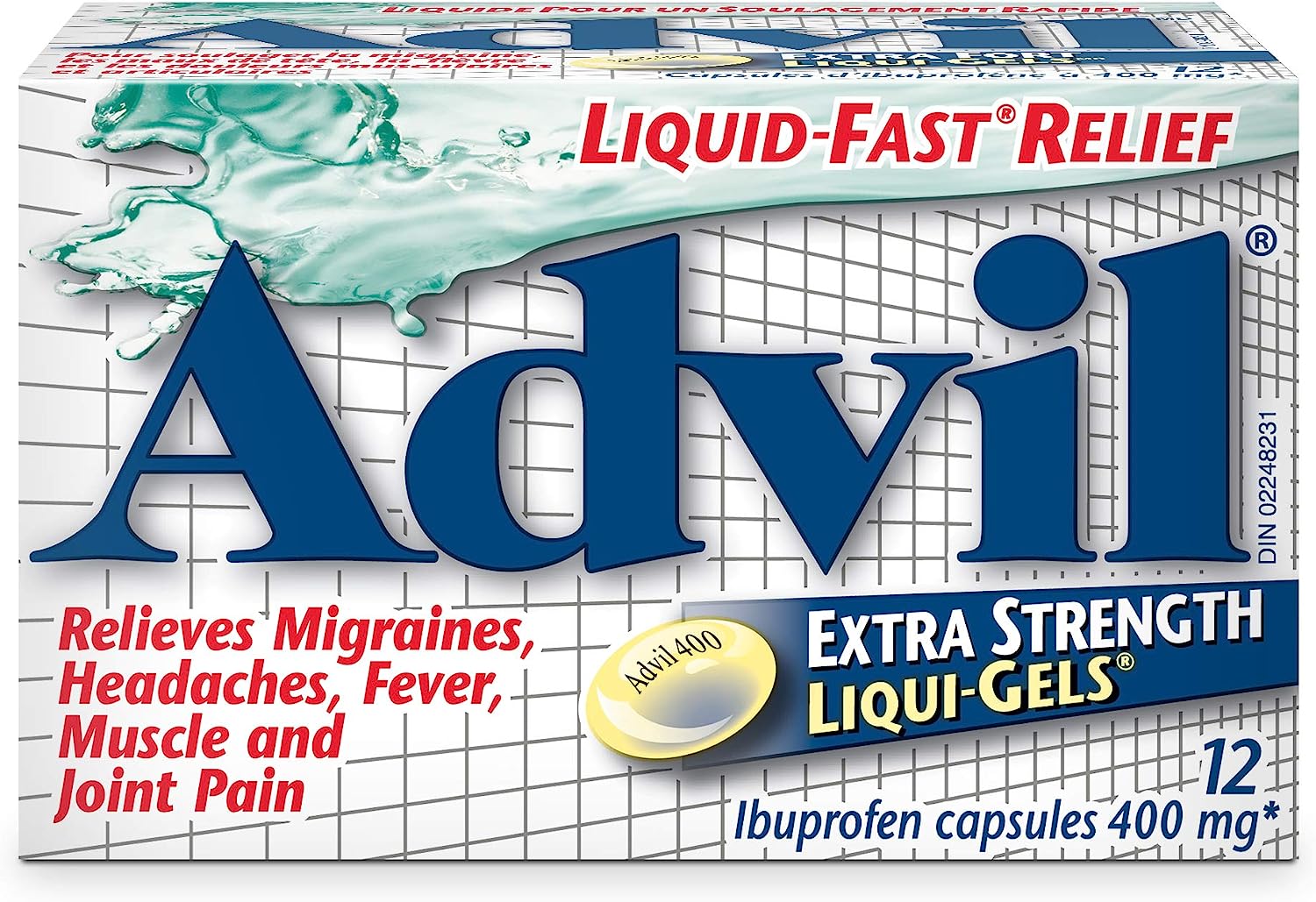 ADVIL EXTRA STRENGTH LIQUI GELS 400mg 12caps 062107005012 Finlandia advil-extra-strength-liqui-gels-400mg-12caps-062107005012-finlandia