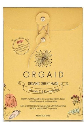Orgaid Vitamin C Sheet Mask 6pack