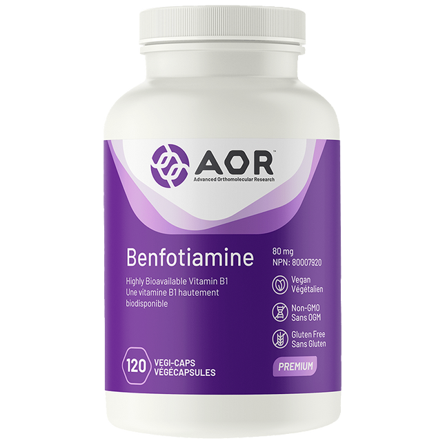 AOR Benfotiamine 80mg 120vcaps