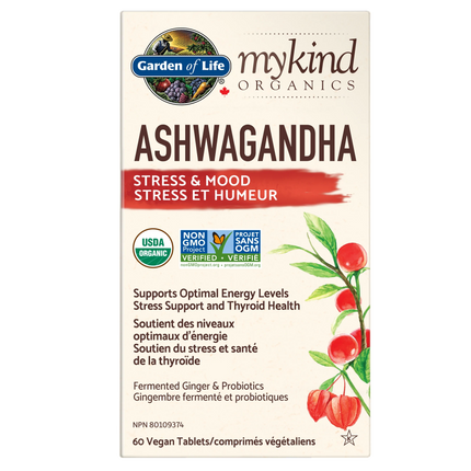 MYKIND ORGANICS ASHWAGANDHA 60tabs