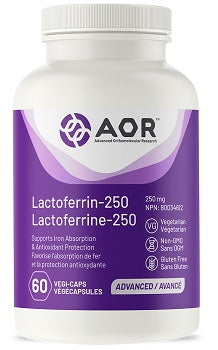 AOR Lactoferrin 250mg 60caps 