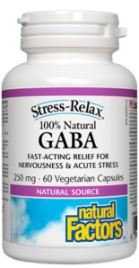 Natural Factors Gaba 250mg 60vcaps