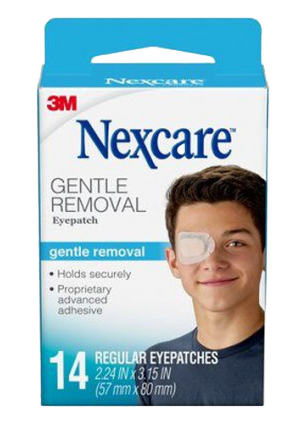 Nexcare Gentle Removal Eye Patch Regular 14 counts