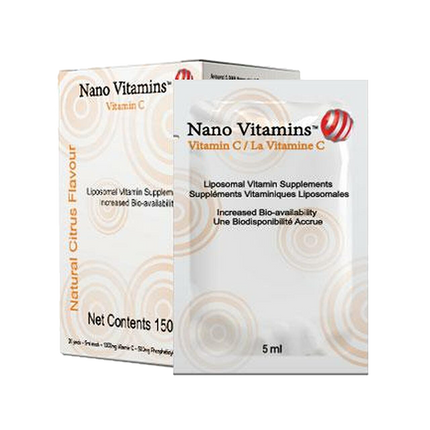 Nano Vitamins Vitamin C Liposomal Vitamin Supplements 30x5ml