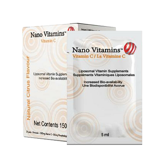 Nano Vitamins Vitamin C Liposomal Vitamin Supplements 30x5ml