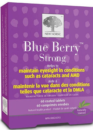 New Nordic Blue Berry Strong 60tabs