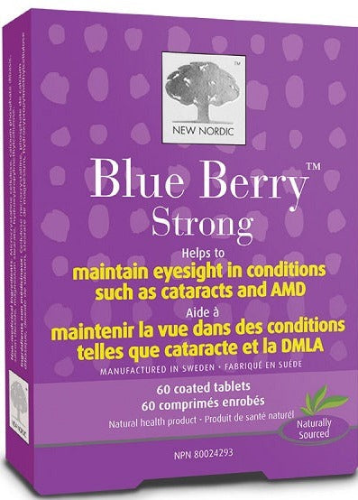 New Nordic Blue Berry Strong 60tabs