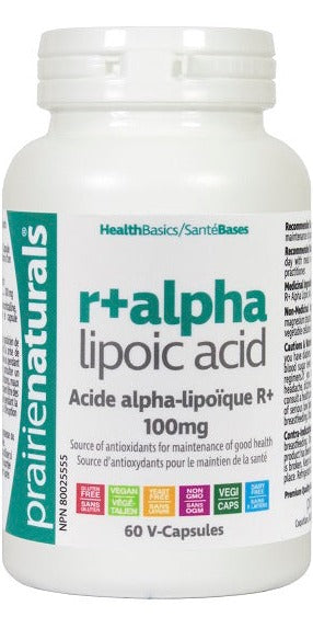 Prairie Naturals R+ Alpha Lipoic Acid 100mg 60caps