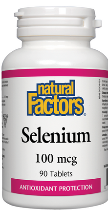 Natural Factors Selenium 100mcg 90tabs