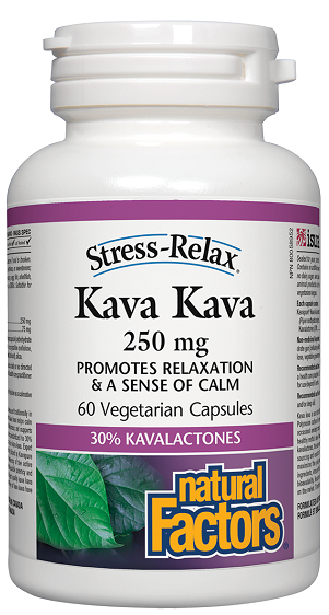 Natural Factors Kava Kava 250mg 60vcaps