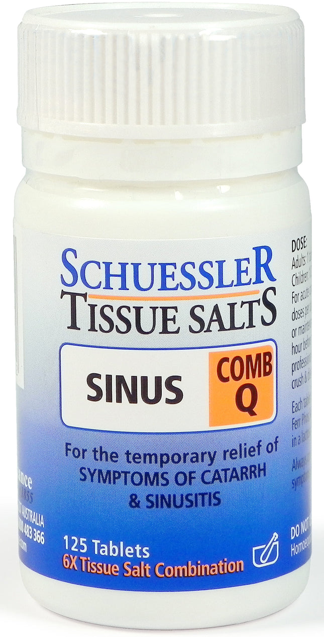 SCHUESSLER TISSUE SALTS COMB Q 125tabs