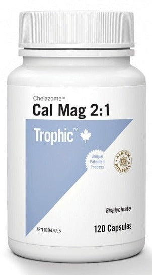 Trophic Cal Mag Chelazome 2:1 120caps