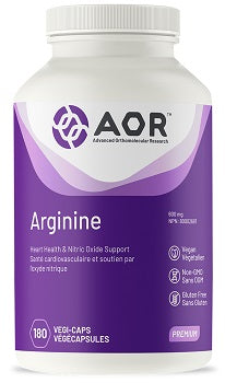 AOR Arginine 600mg 180vcaps