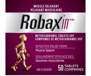 PFIZER ROBAXIN 750mg 50tabs