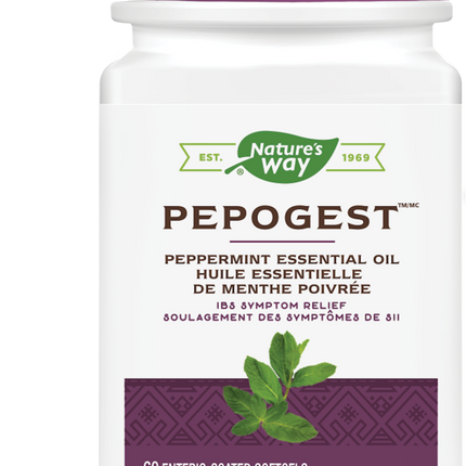 Nature's Way Pepogest Peppermint Oil 60sg