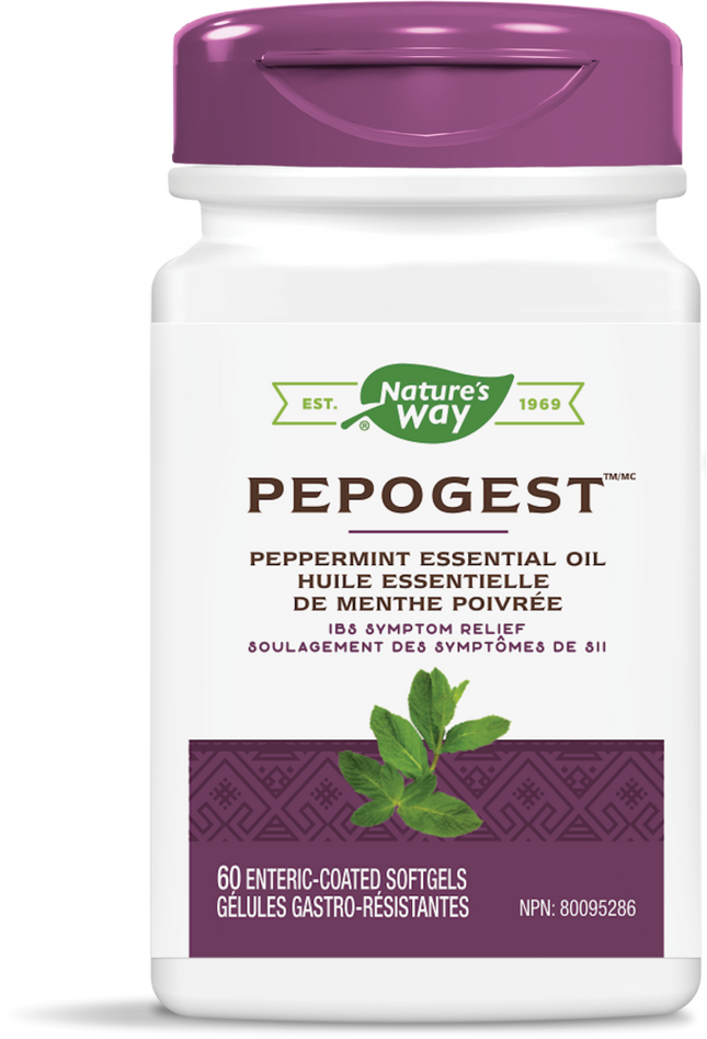 Nature's Way Pepogest Peppermint Oil 60sg