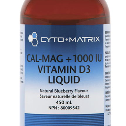 CYTO-MATRIX CAL-MAG + 1000IU VIT D3 450ml