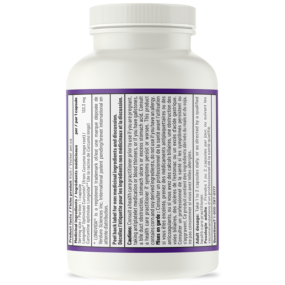 Curcumin Active AOR CURCUMIN ACTIVE 60caps, 624917042474 – Finlandia Natural Pharmacy