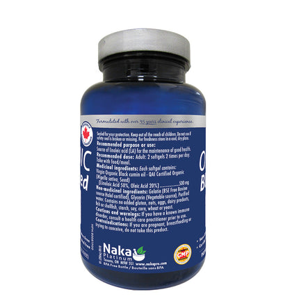 NAKA PLATINUM ORGANIC BLACK SEED OIL 150sg