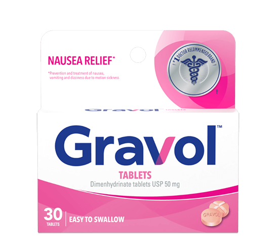 GRAVOL NAUSEA RELIEF EASY TO SWALLOW TABLETS - ADULTS 30tabs