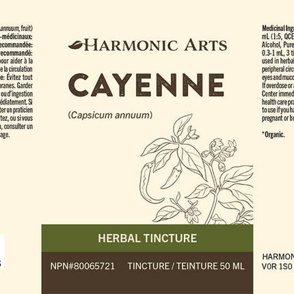 HARMONIC ARTS CAYENNE TINCTURE 50ml