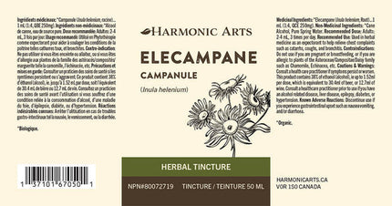 HARMONIC ARTS ELECAMPANE TINCTURE 50ml