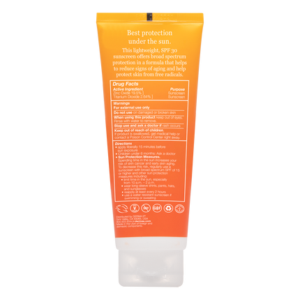 DERMA-E SUN DEFENSE CLEAR ZINC SUNSCREEN SPF30 BODY 113g