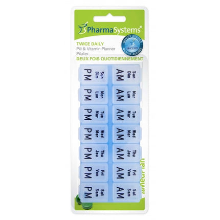 PHARMA SYSTEMS TWICE DAILY PILL & VITAMIN PLANNER PS285
