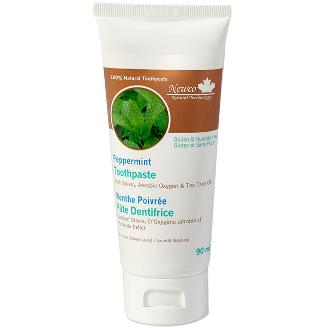 NEWCO PEPPERMINT FLUORIDE FREE TOOTHPASTE 90ml
