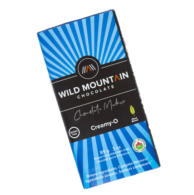 WILD MOUNTAIN CREAMY-O VEGAN CHOCOLATE 85g