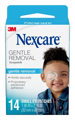 Nexcare Gentle Removal Eye Patch Small 14counts