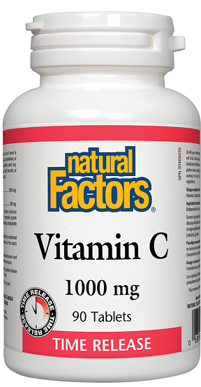 Natural Factors Vitamin C 1000mg Time Release 90tabs 