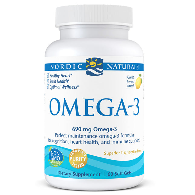 Nordic Naturals Omega 3 - Lemon Flavour 60sg