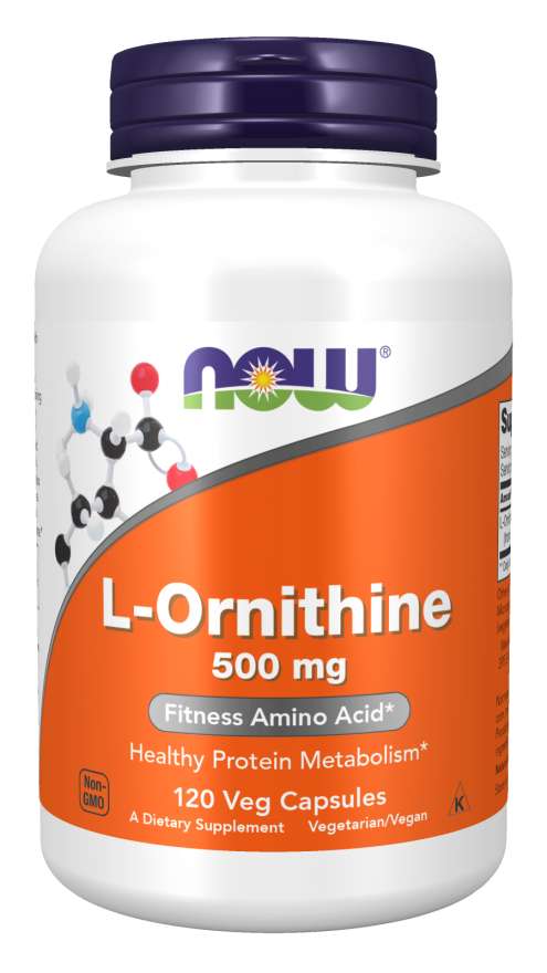 Now L-Ornithine Fitness Amino Acid 500mg 120vcaps