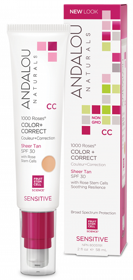 Andalou Naturals 1000 Roses Sheer Tan SPF30 58ml