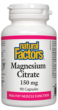 Natural Factors Magnesium Citrate 150mg 90caps