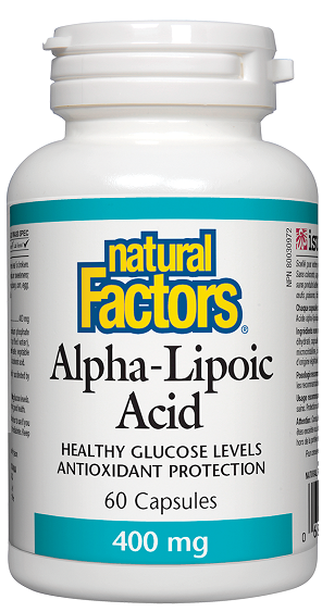 Natural Factors Alpha Lipoic Acid 400mg 60caps