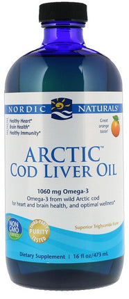 Nordic Naturals Arctic Cod Liver Oil Org 473ml