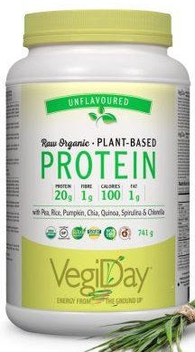 VegiDay Raw Organic Plant-Based Protein Unflavoured 840g